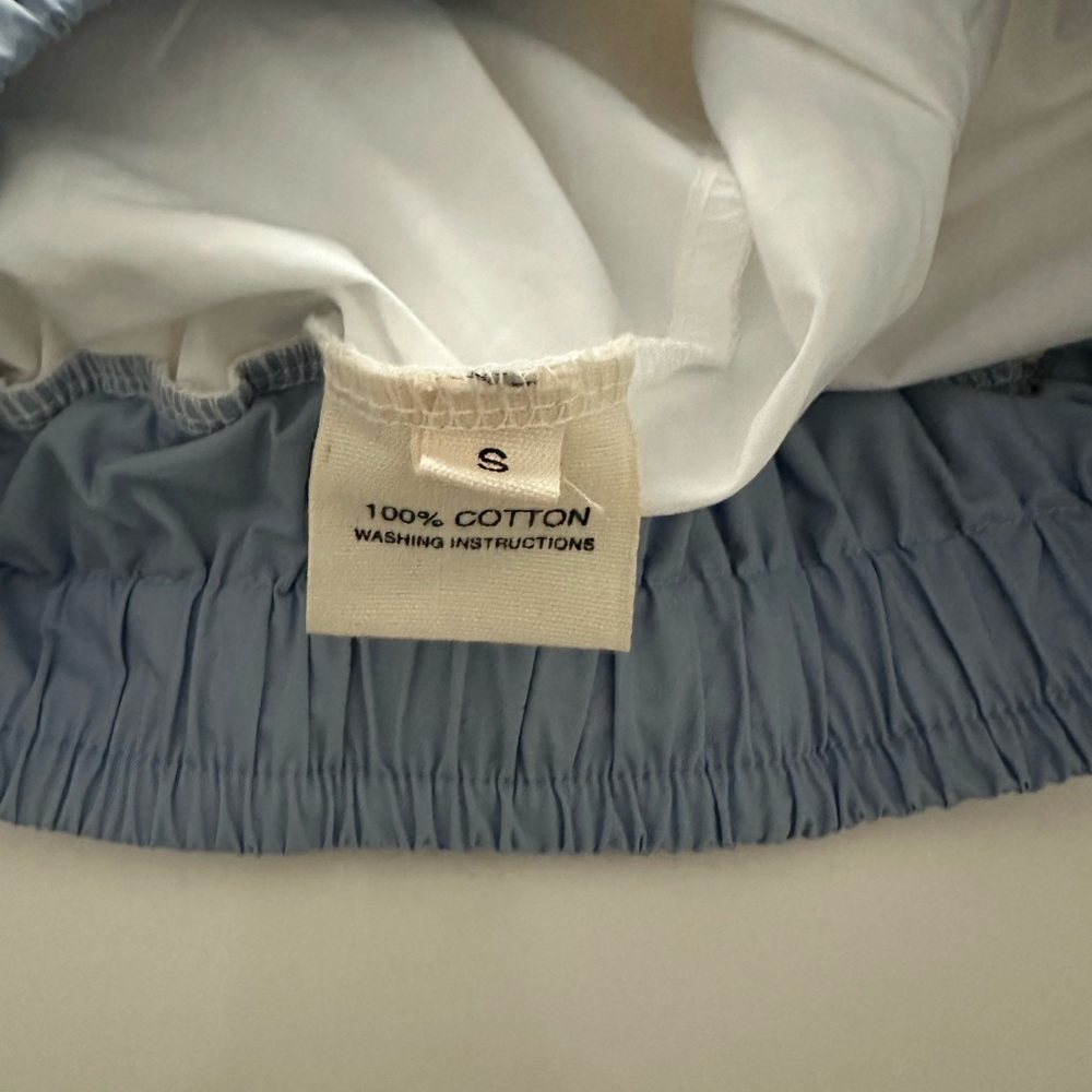 Parke Double Boxer Short White and Blue Small NWT - Picture 4 of 9
